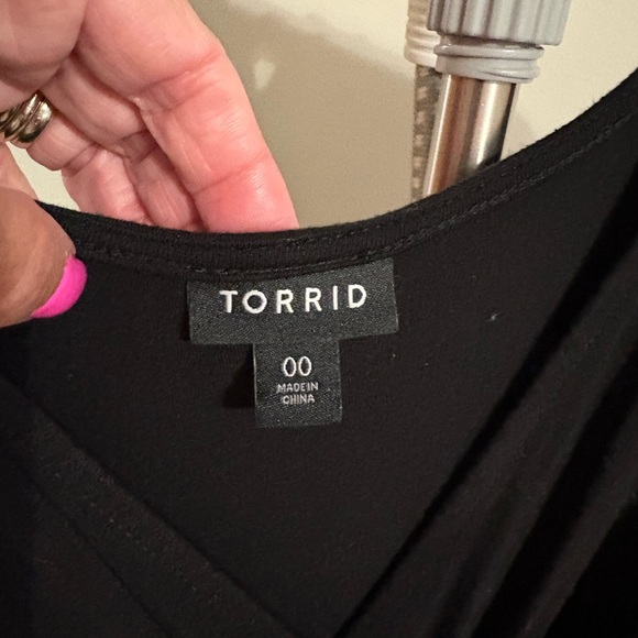 Torrid Black wrap knit dress! So cute and flattering!!! - Picture 2 of 2